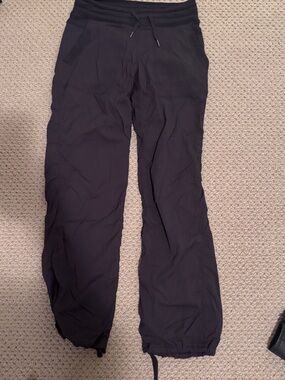 lululemon dance studio lined black pants